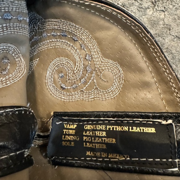 women genuine python boot - Picture 3 of 4